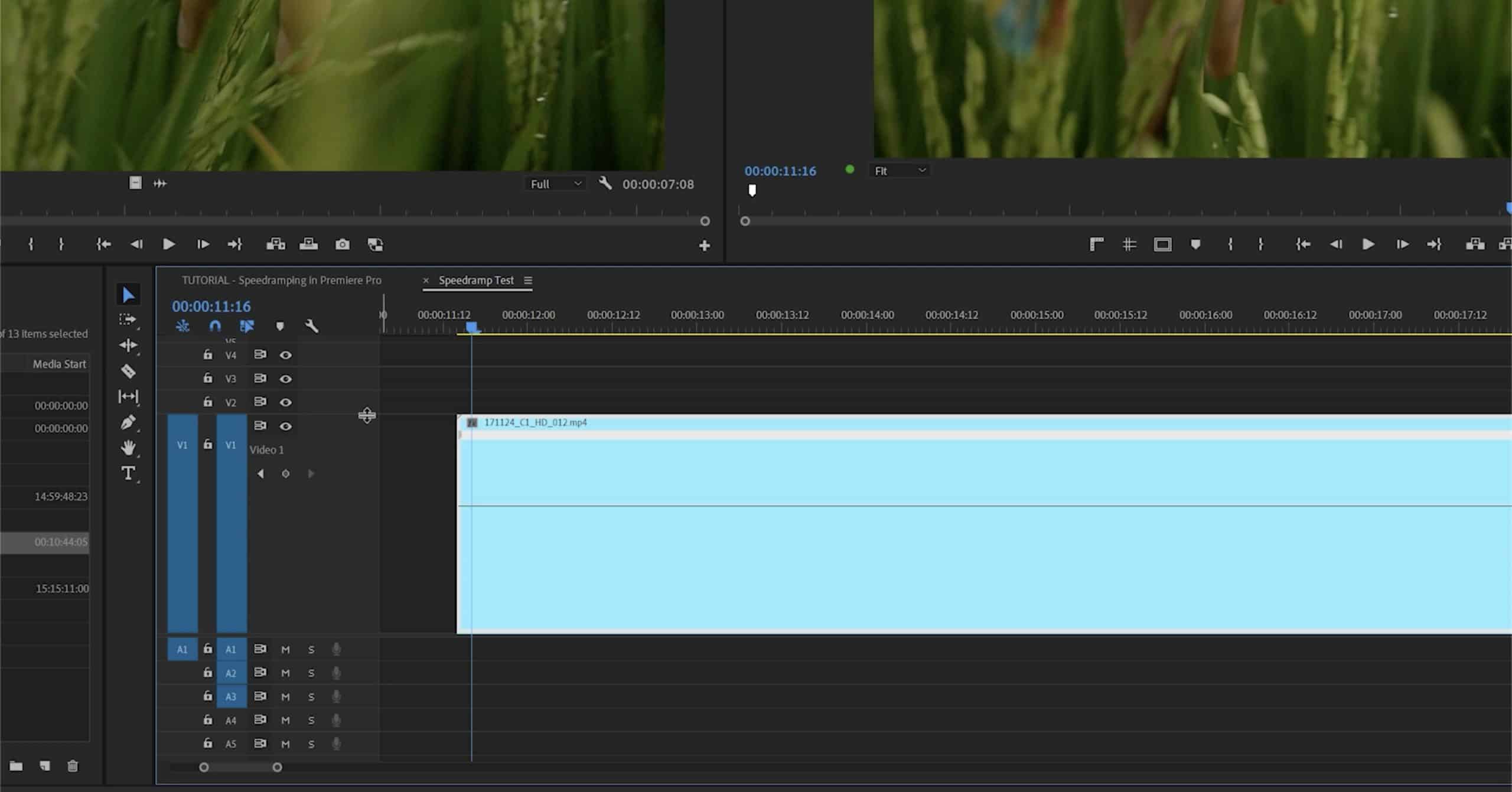 Speed Ramping In Premiere Pro