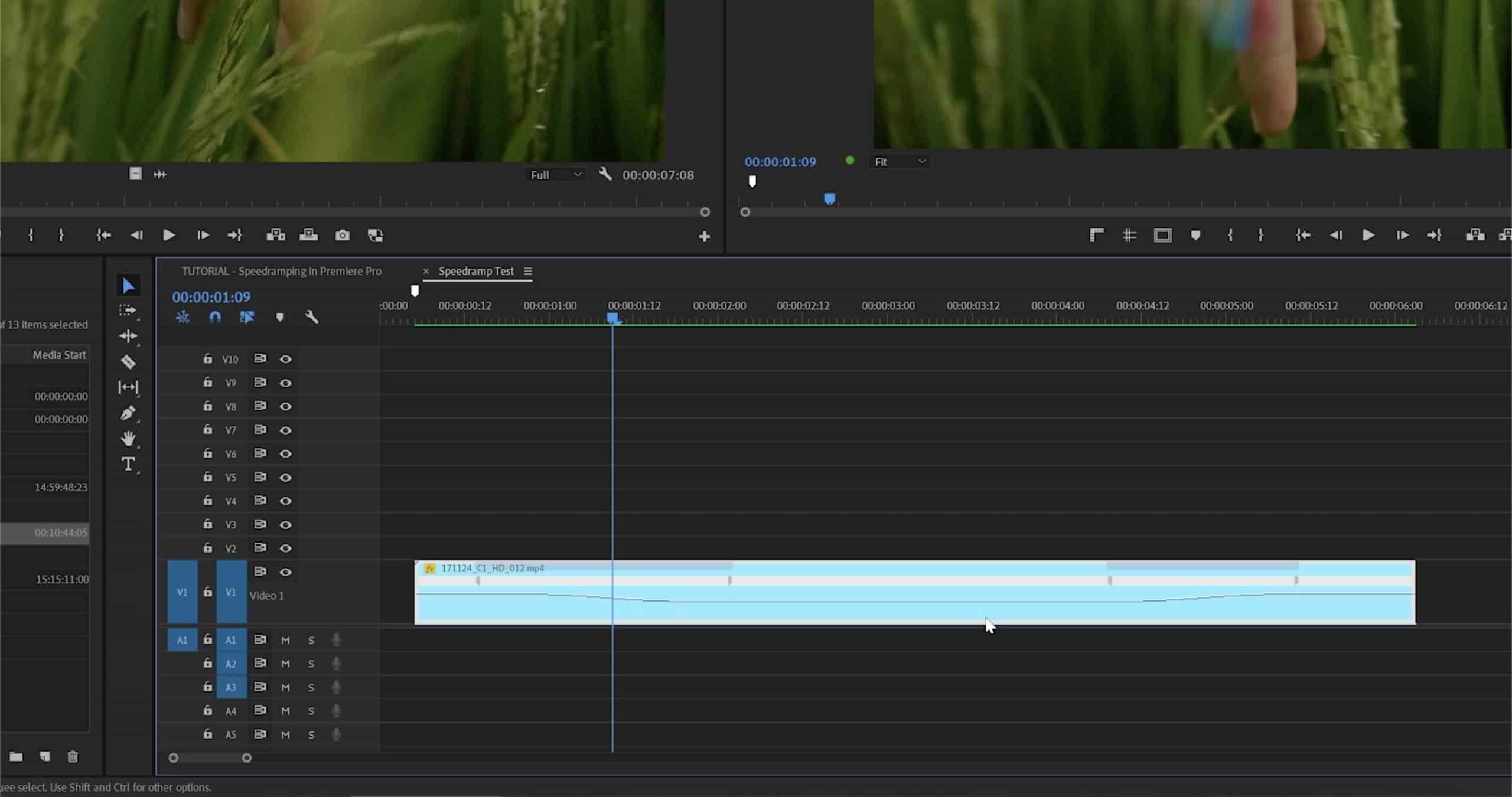 Speed Ramping In Premiere Pro