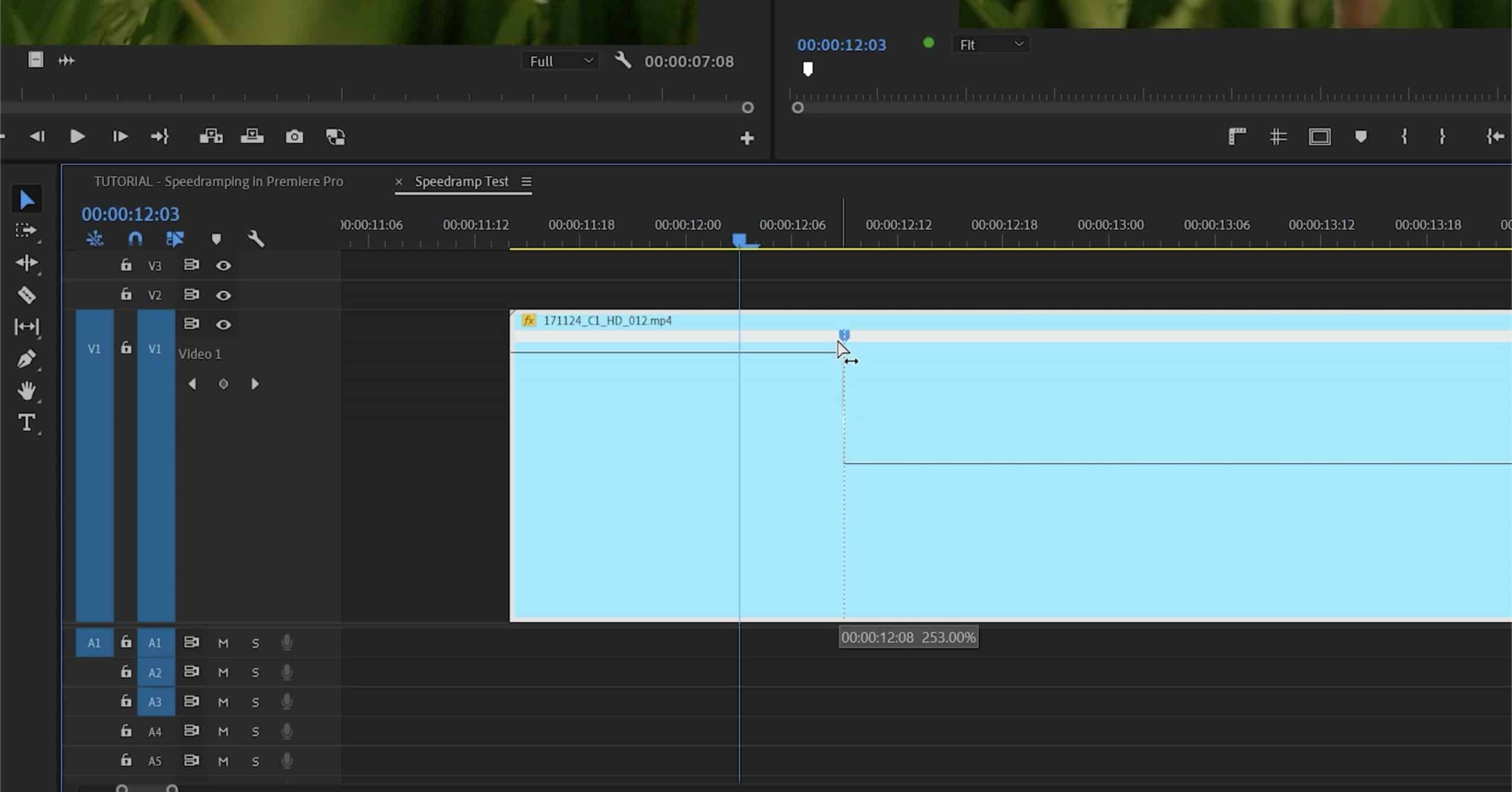 Speed Ramping In Premiere Pro